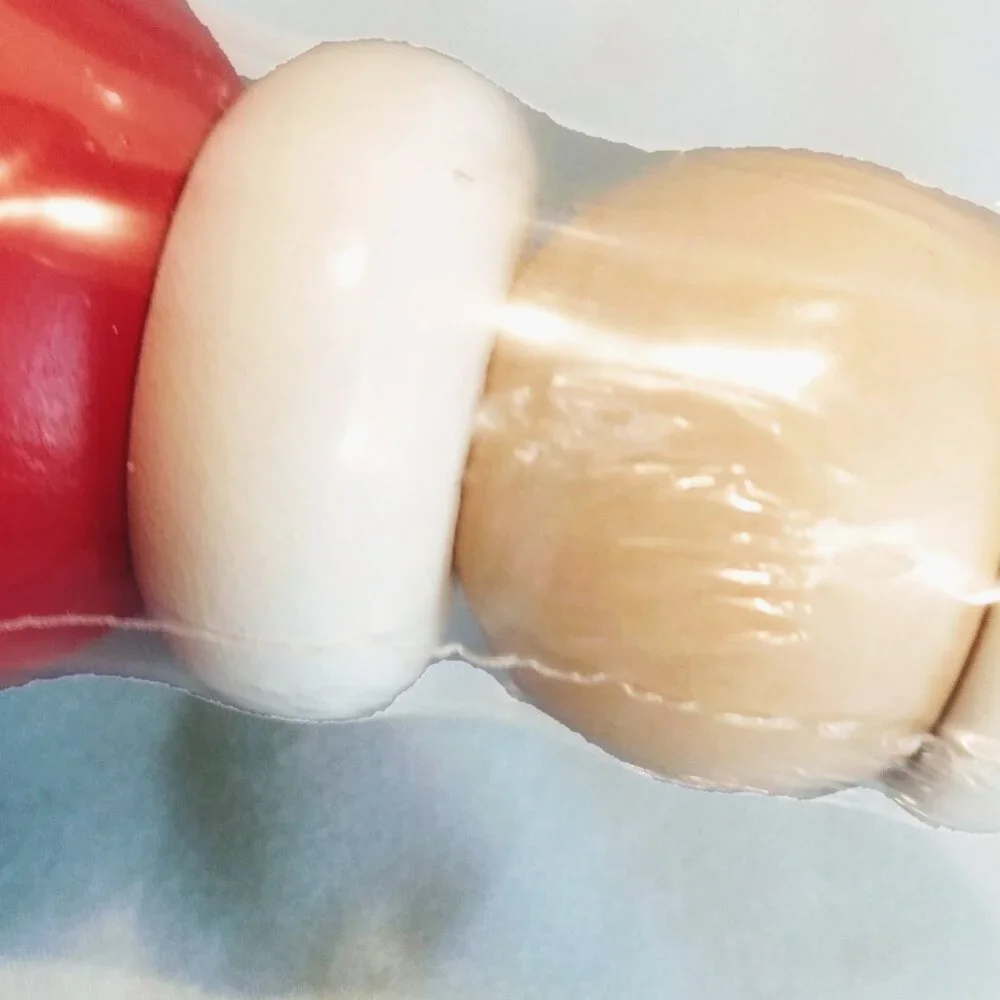 Baby Ganz Collection-Wooden-Stackable Rings-Snowman-NIP. - Picture 8 of 8